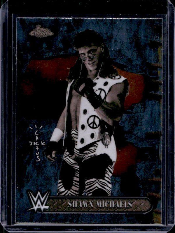 Shawn Michaels 2025 Topps Chrome WWE x Cactus Jack #80 Base RAW