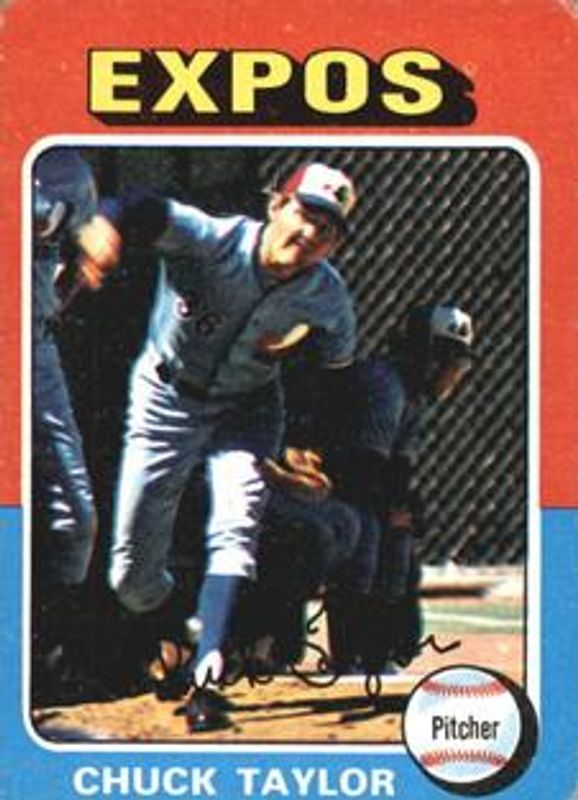 Chuck Taylor 1975 Topps Mini #58 Base RAW