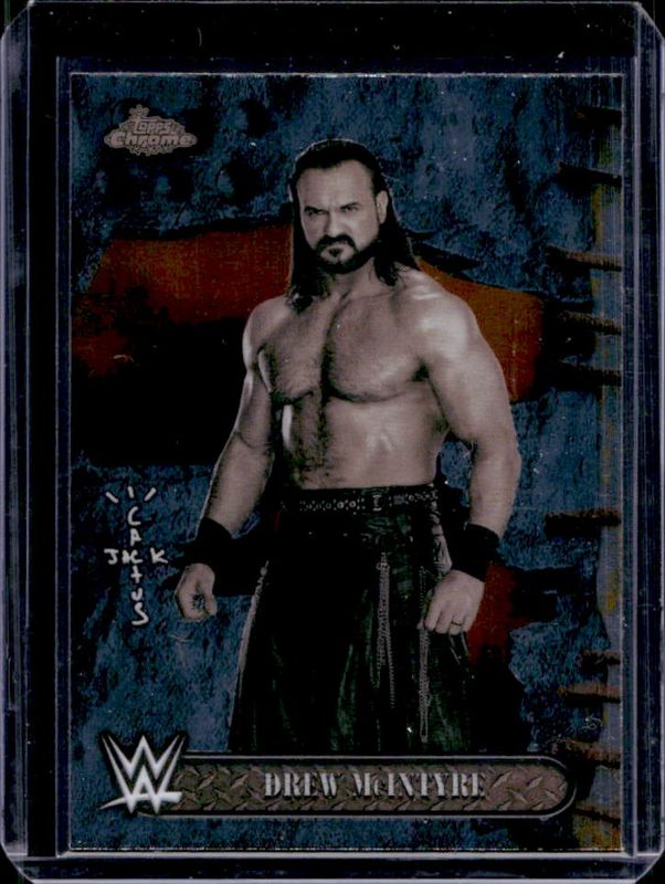 Drew McIntyre 2025 Topps Chrome WWE x Cactus Jack #39 Base RAW