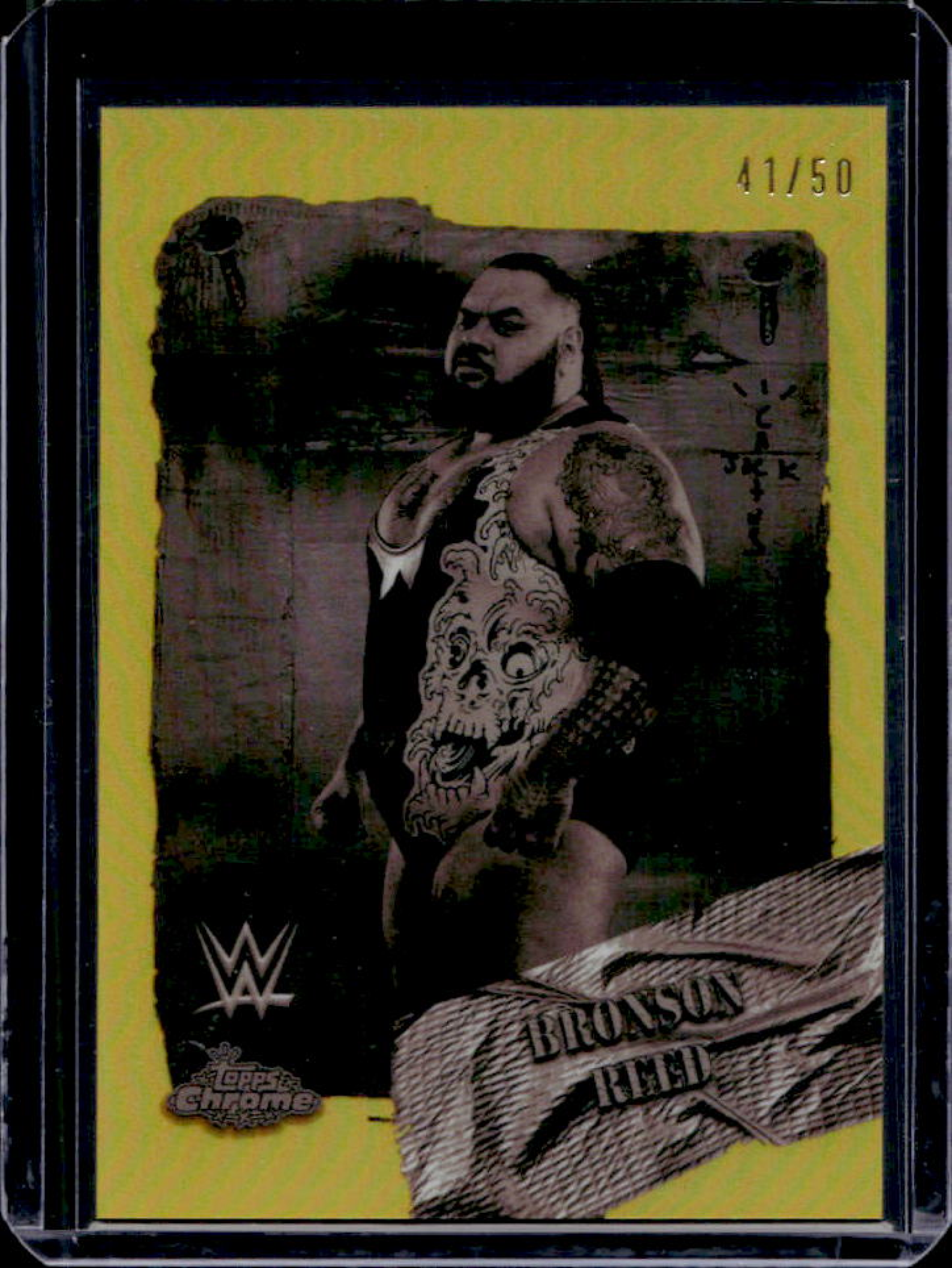 Bronson Reed 2025 Topps Chrome WWE x Cactus Jack #RDR-47 Rodeo Rebels ...