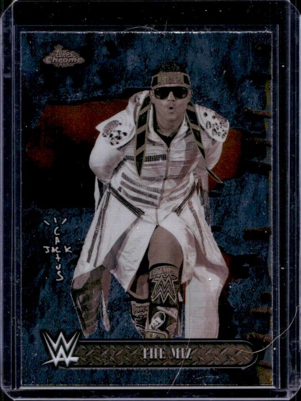 The Miz 2025 Topps Chrome WWE x Cactus Jack #96 Base RAW