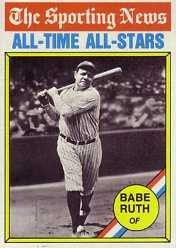 Babe Ruth 1976 Topps #345 Base RAW