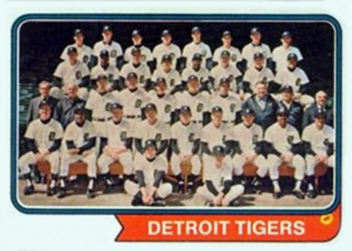 Detroit Tigers 1974 Topps #94 Base RAW