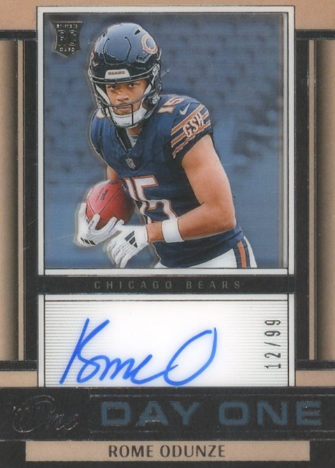Rome Odunze 2024 One #133 Day One Autographs /99 Price Guide