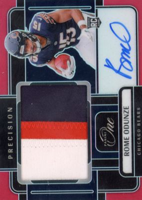 2024 One #304 Precision Rookie Patch Autographs - Red /60