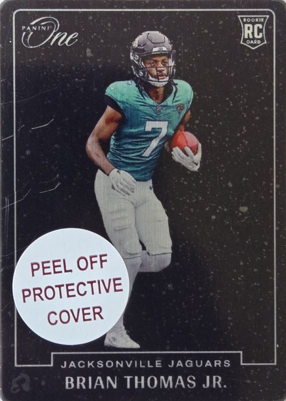 Brian Thomas Jr. 2024 One #BS-BTJ Blank Slate /(SSP) Rookie RAW