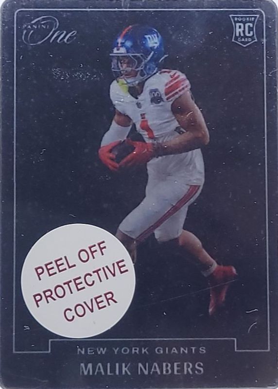 Malik Nabers 2024 One #BS-MNS Blank Slate /(SSP) Rookie RAW