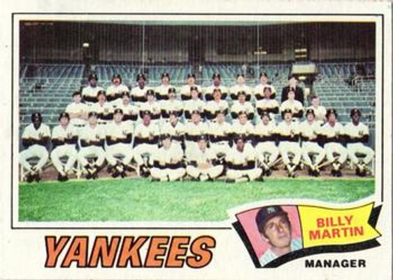 1977 Topps Burger King New York Yankees #1 Base