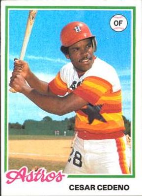1978 Topps Burger King Houston Astros #18 Base