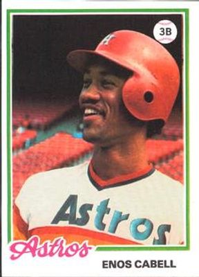 1978 Topps Burger King Houston Astros #14 Base