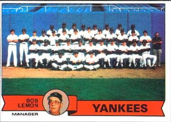 1979 Topps Burger King New York Yankees #1 Base
