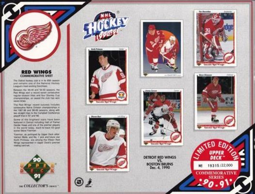 1990 Upper Deck Commemorative Sheets /2000017
