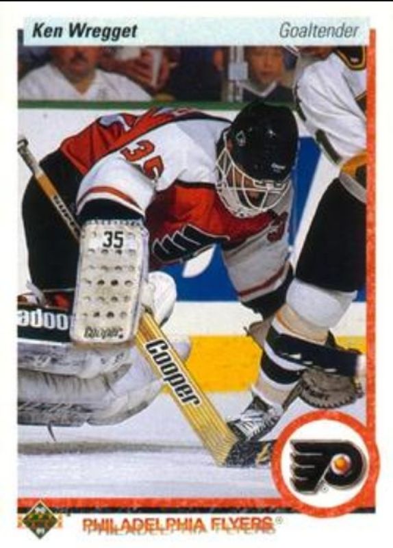 Ken Wregget 1990 Upper Deck #89a Base RAW