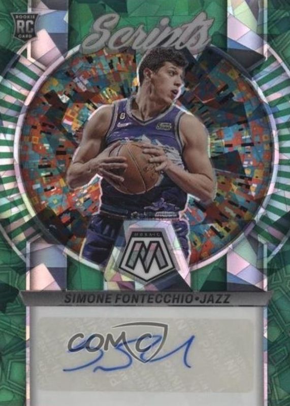 2022 Mosaic #RS-FON Rookie Scripts - Green Ice