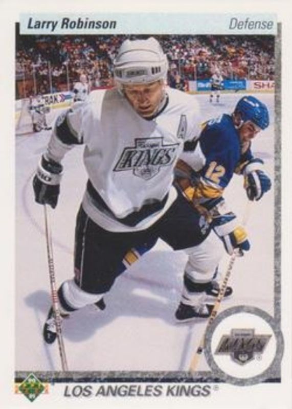 Larry Robinson 1990 Upper Deck #52d Base RAW