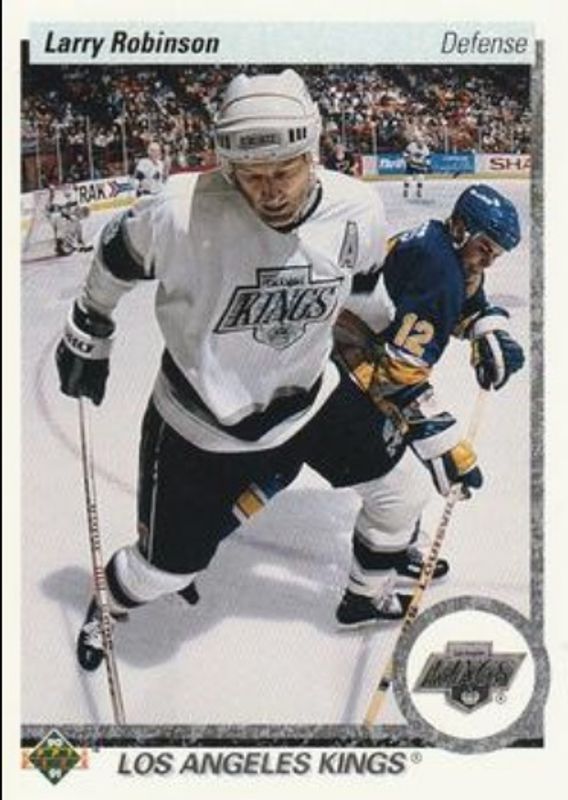 Larry Robinson 1990 Upper Deck #52b Base RAW