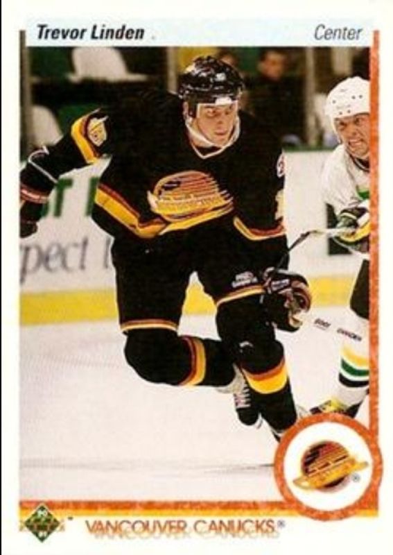 Trevor Linden 1990 Upper Deck #256 Base RAW