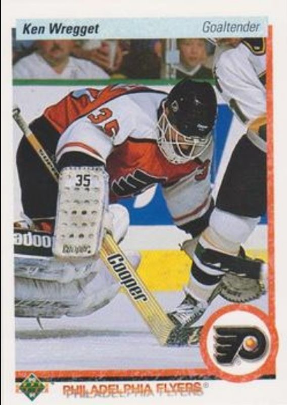 Ken Wregget 1990 Upper Deck #89d Base RAW