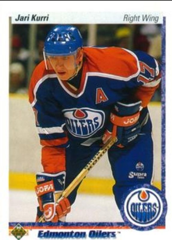 Jari Kurri 1990 Upper Deck #146 Base RAW