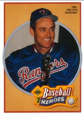 1991 Upper Deck #17 Baseball Heroes: Nolan Ryan