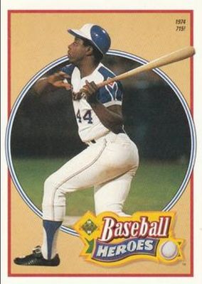 1991 Upper Deck #23 Baseball Heroes: Hank Aaron