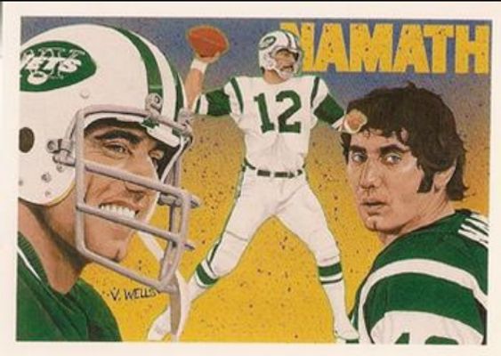 1991 Upper Deck #18 Football Heroes: Joe Namath