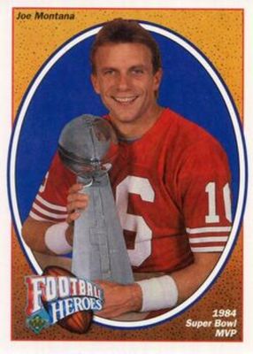 1991 Upper Deck #3 Football Heroes: Joe Montana