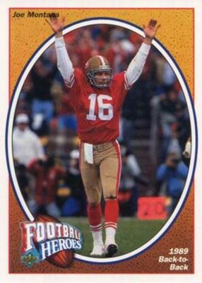 1991 Upper Deck #7 Football Heroes: Joe Montana