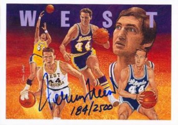 1991 Upper Deck #9 Basketball Heroes: Jerry West Autographs /2500