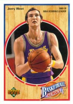1991 Upper Deck #4 Basketball Heroes: Jerry West