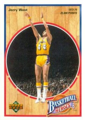 1991 Upper Deck #6 Basketball Heroes: Jerry West