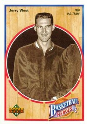 1991 Upper Deck #2 Basketball Heroes: Jerry West