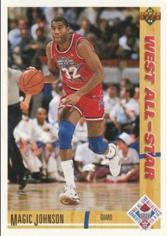 Magic Johnson 1991 Upper Deck #57b Base RAW