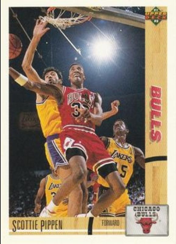 Scottie Pippen 1991 Upper Deck #125 Base RAW