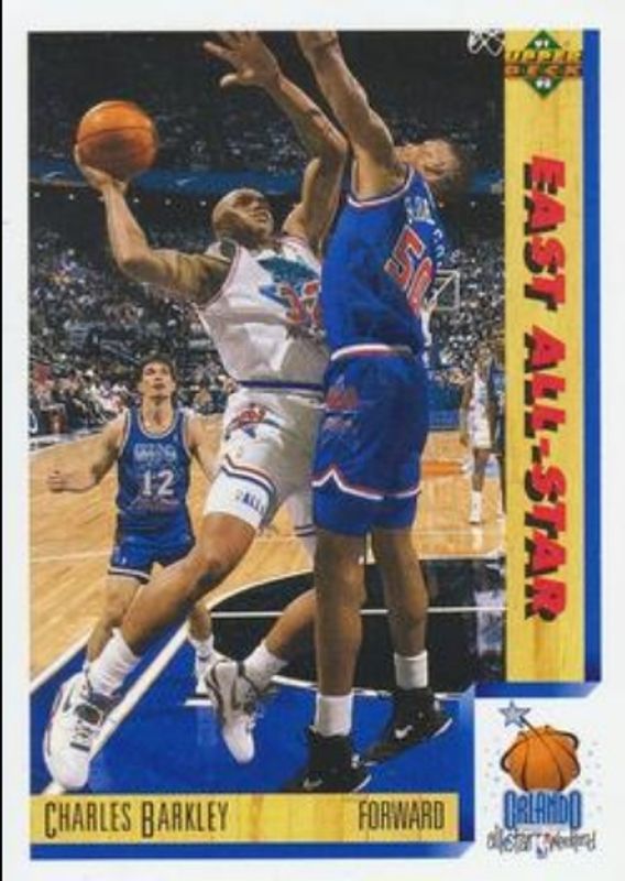 Charles Barkley 1991 Upper Deck #454 Base RAW