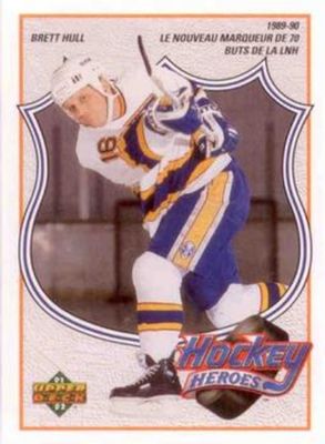 1991 Upper Deck French #7 Hockey Heroes: Brett Hull