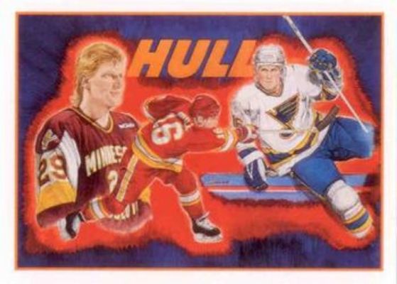 1991 Upper Deck French #9 Hockey Heroes: Brett Hull