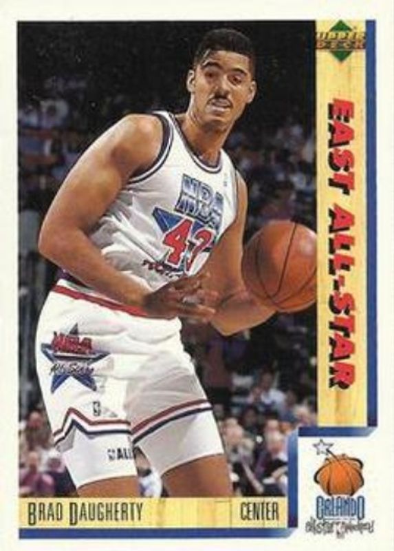 Brad Daugherty 1991 Upper Deck Italian #13a Base RAW