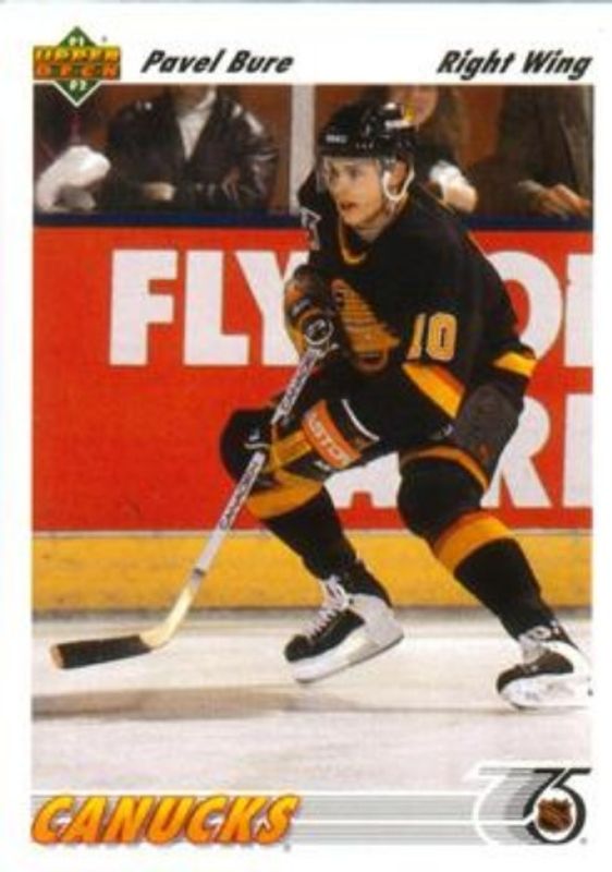 Pavel Bure 1991 Upper Deck #555 Base RAW