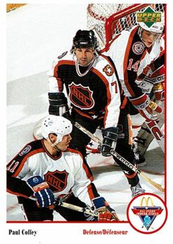 Paul Coffey 1991 Upper Deck McDonald's All-Stars #Mc-11 Base RAW