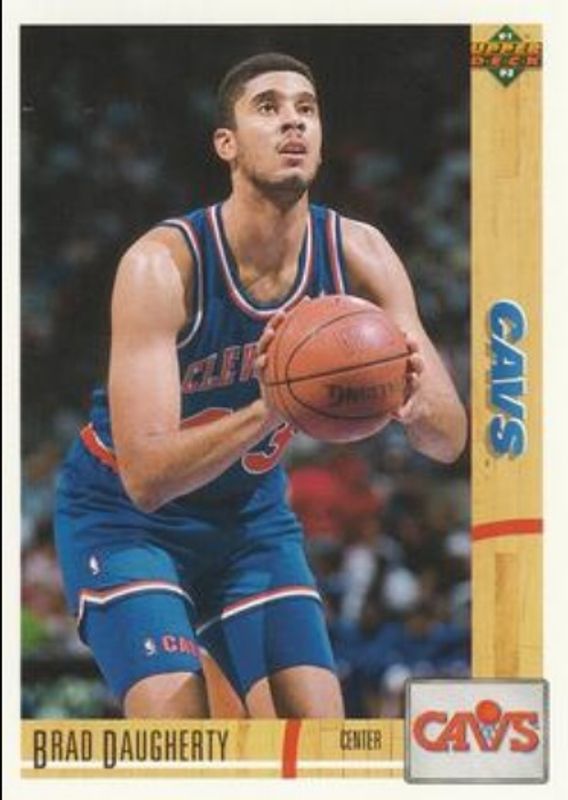 Brad Daugherty 1991 Upper Deck #364 Base RAW