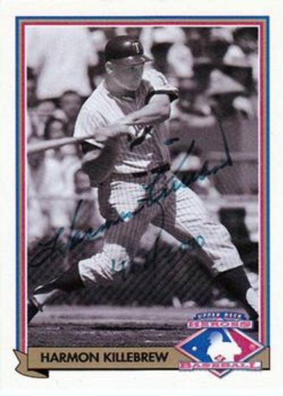 Harmonillebrew 1991 Upper Deck #H1 Heroes of Baseball Autographed /3000 RAW