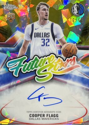 2025 Topps Chrome Update Sapphire Edition #FS-CF Future Stars Autographs - Gold /50