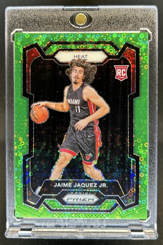 2023 Prizm #137 Fast Break Neon Green /5