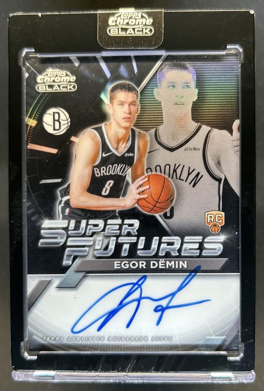 2025 Topps Chrome Black #SF-ED Super Futures Autographs