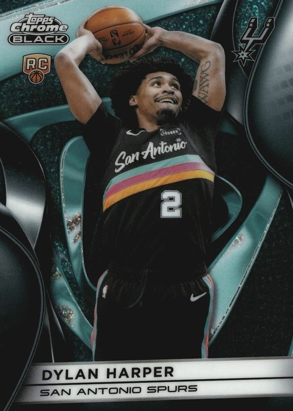 2025 Topps Chrome Black #102 Teal Glitter Refractor /64