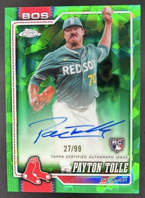 2026 Topps Chrome Sapphire Edition #RA-PT Sapphire Autographs - Green /99