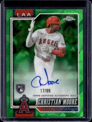 2026 Topps Chrome Sapphire Edition #RA-CMO Sapphire Autographs - Green /99