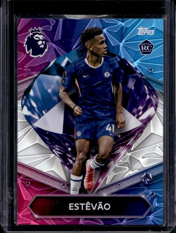 Estevao 2025 Topps Premier League #DR4 Diamond Rookies Price Guide ...