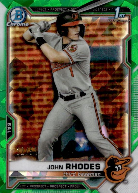 2021 Bowman Draft Sapphire Edition #BDC-80 Chrome - Green /50 (1st)